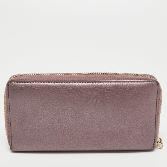 GUCCI Purple Leather Soho Continental Wallet - Picture 4 of 8
